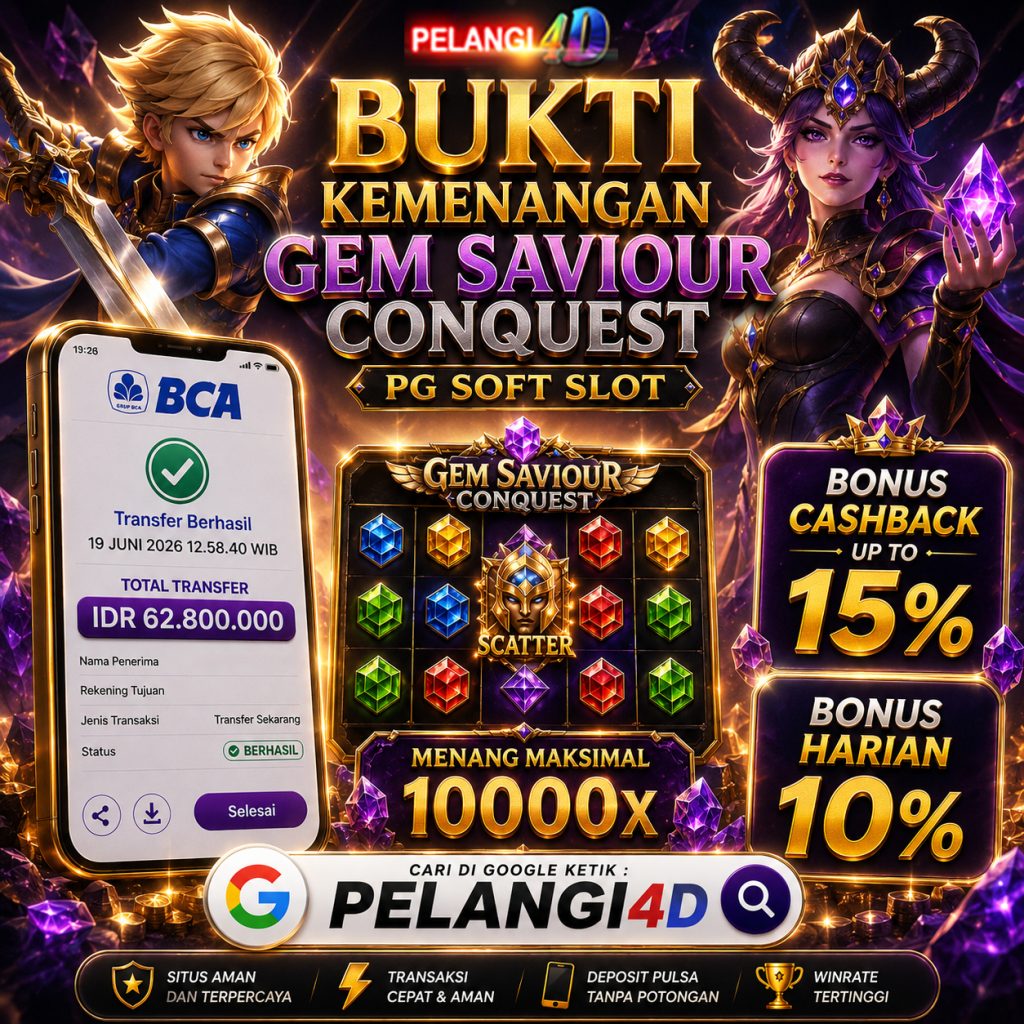 BUKTI JACKPOT KEMENENAGAN SLOT PG SOFT 19 JUNI 2026