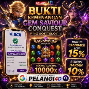 BUKTI JACKPOT KEMENENAGAN SLOT PG SOFT 19 JUNI 2026