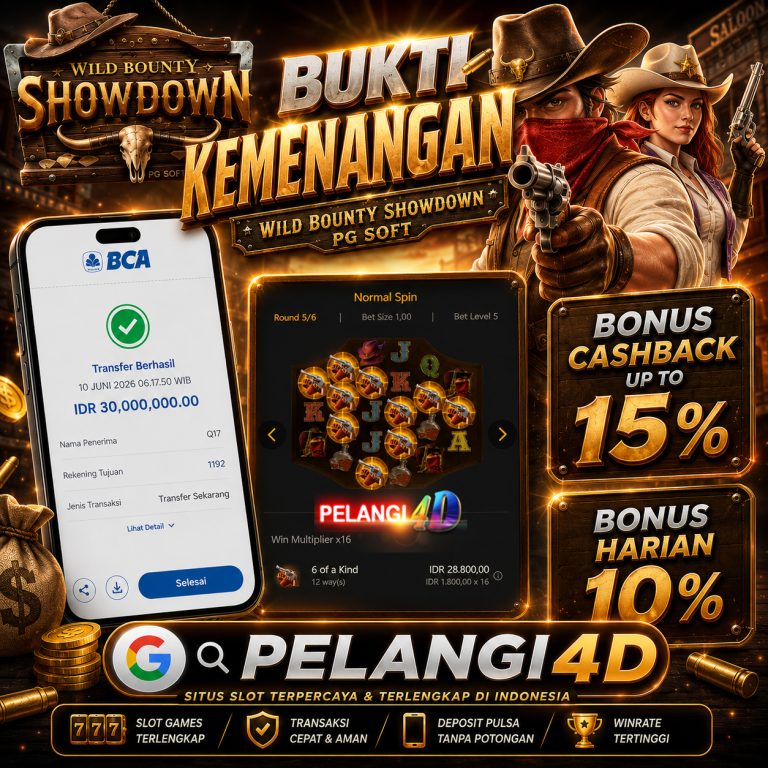 BUKTI JACKPOT KEMENANGAN SLOT PG SOFT 10 JUNI 2026